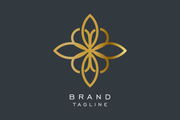Abstract Circle Floral Logo Design for Modern Graphics and Logos