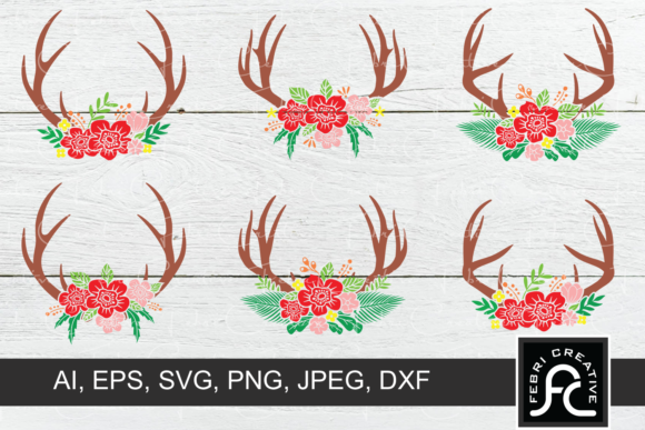 Floral Deer Antler SVG: A Graphics and Crafts Review for Sellers