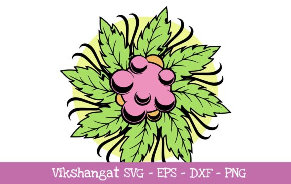 Floral Fruit Vintage Digital Cut Files for Crafts & Graphics