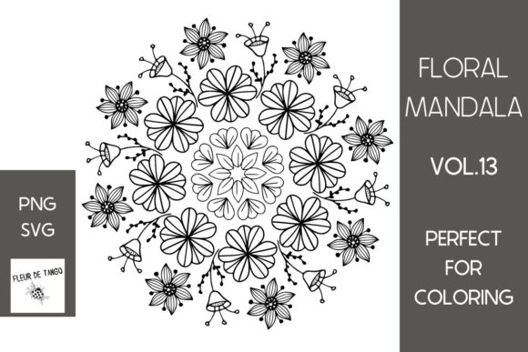 Floral Mandala Vol.13 Review: Premium Graphics for Coloring Pages