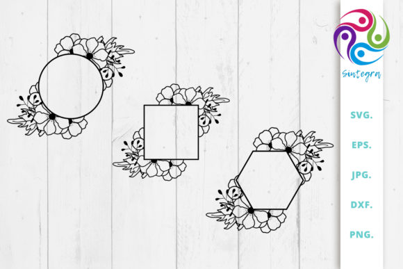 Floral Monogram Frame Bundle Svg File: A Crafts & Graphics Review