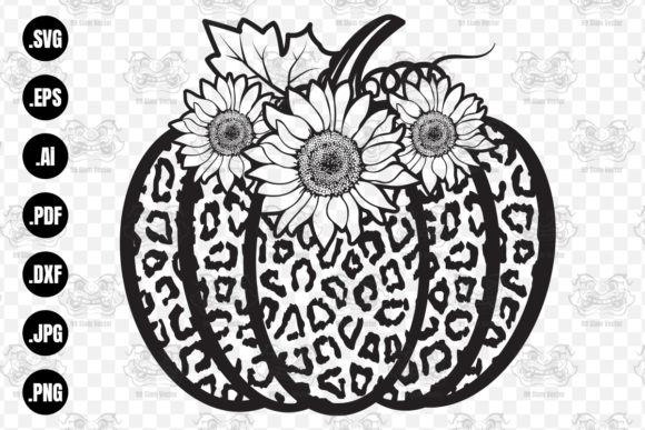 Floral Pumpkin and Leopard SVG File Review