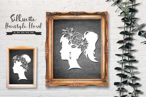 Girl with Floral Hair Silhouette SVG Review